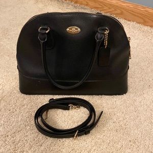 Black Sierra Coach Satchel